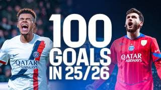 PSG 2025–2026: already 101 goals!